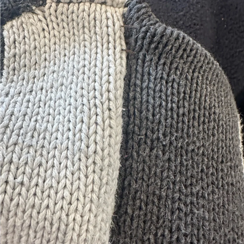 VTG 90s Private Club Cotton Sweater Sz:L Grandpacore Geometric Knit Crewneck.